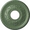 Ekena Millwork Palmetto Ceiling Medallion (Fits Canopies up to 4 7/8"), 12 1/8"OD x 3 1/2"ID x 1"P, Athenian Green CM12PMAGF - alternate 1